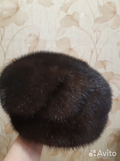Берет норковый
