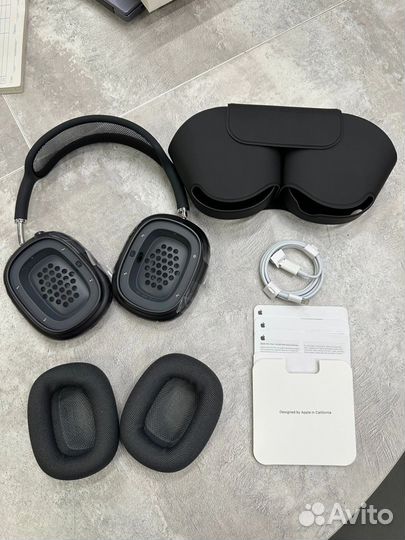 Беспроводные наушники AIR pods MAX black