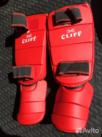 Защита голень-стопа Cliff (M, Красный)