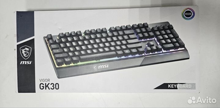 Клавиатура проводная MSI Vigor GK30