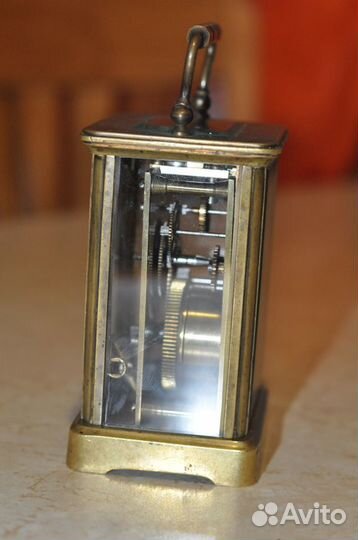 Старинные английские каретные часы