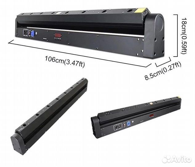 Laser led bar 8*500mw Red
