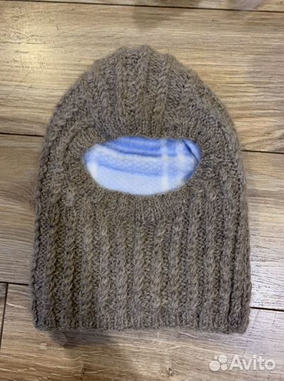 Шапка шлем детская зимняя