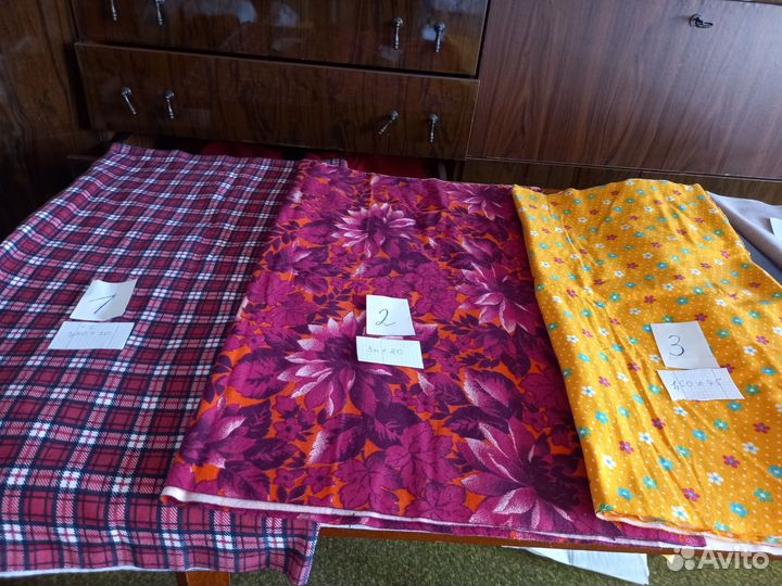 Ткани Новые натуральные,плотные, 100 х