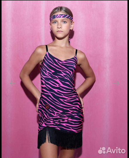 Платье для латины тренировочное детское