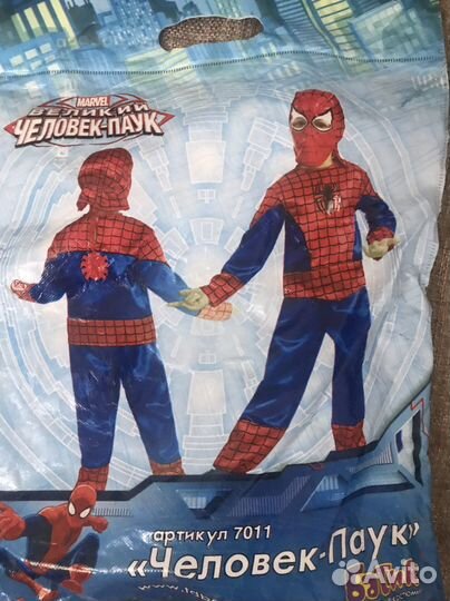 Новогодний костюм на мальчика Человек-паук