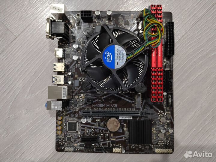 Комплект Gigabyte H410M H V3+i3 10105F BOX+16 Гб