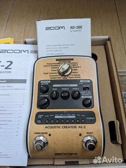 Zoom AC-2 процессор для акустической гитары