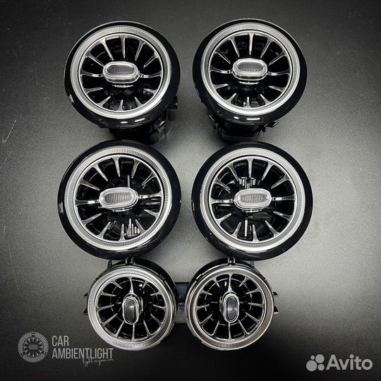 Дефлекторы с подсветкой для Mercedes G class