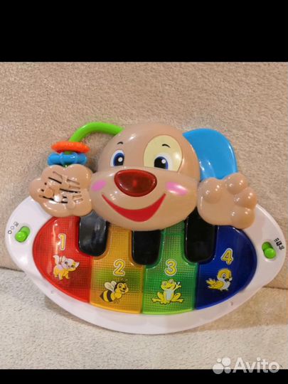 Пианино щенок Fisher price новое