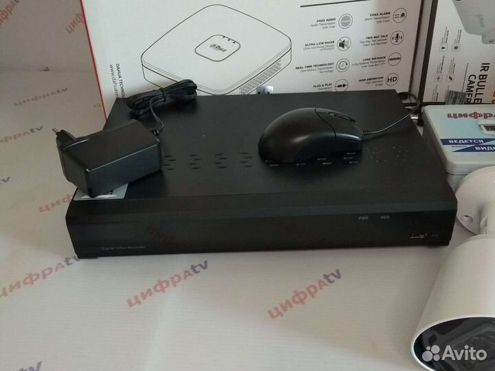 14 камер видеонаблюдения с микрофоном 4Мп Dahua