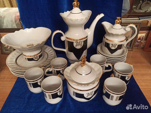 Сервиз кофейный Золотой Пегас (г. Сумы) СССР