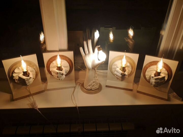 Светильник, ночник, бра, ручная работа