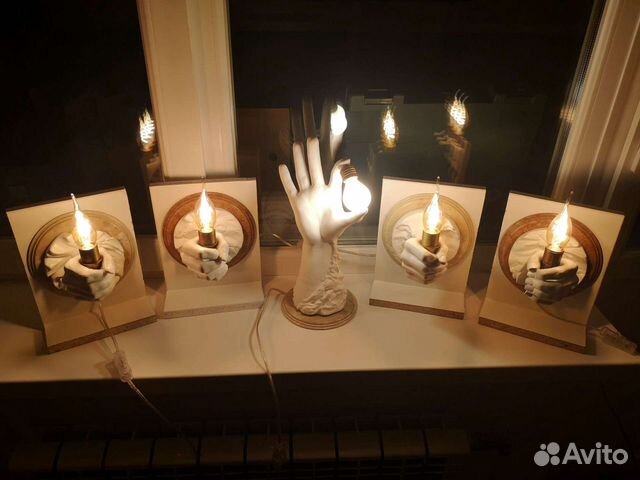 Светильник, ночник, бра, ручная работа