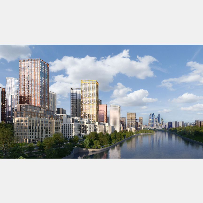 2-к. квартира, 73,2 м², 7/44 эт.