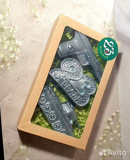 Мыло ручной работы на 23 февраля