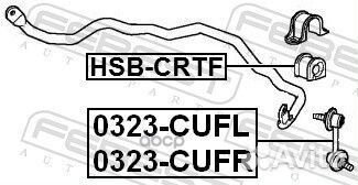 Втулка переднего стабилизатора D27 hsb-crtf Febest