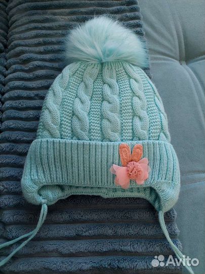 Шапка детская и шарф
