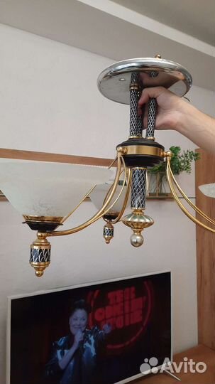 Люстра потолочная бу