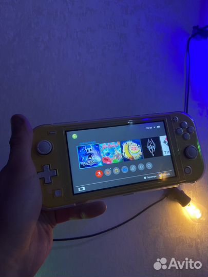 Nintendo switch lite прошитая с играми