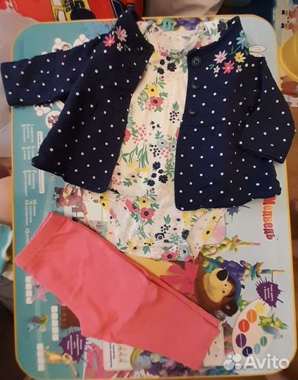 Вещи пакетом на девочку р68-98