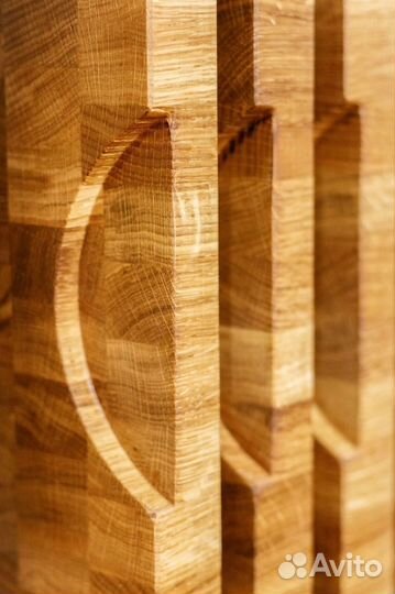 Доска разделочная торцевая из дуба