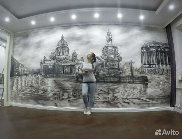 Роспись стен, Художник