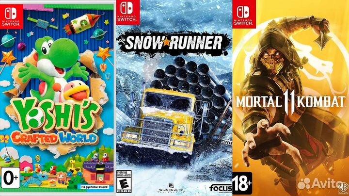 Игры для Nintendo Switch катриджи