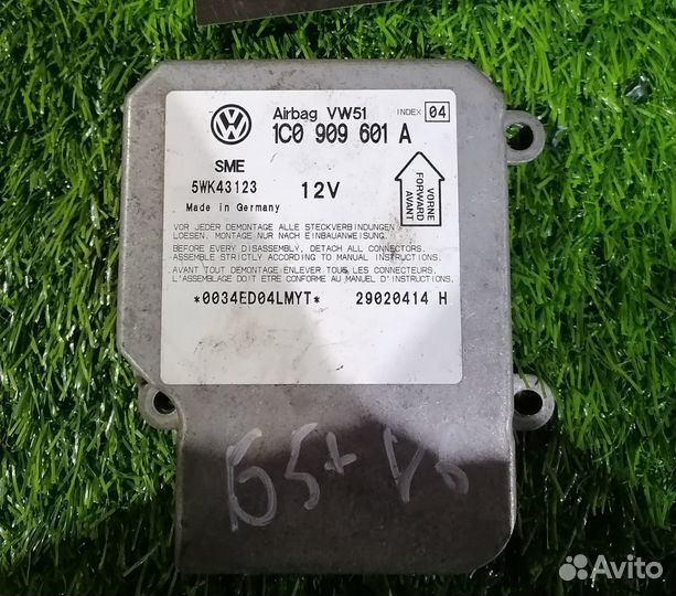 Блок управления AIR BAG VW Skoda 1C0909601A