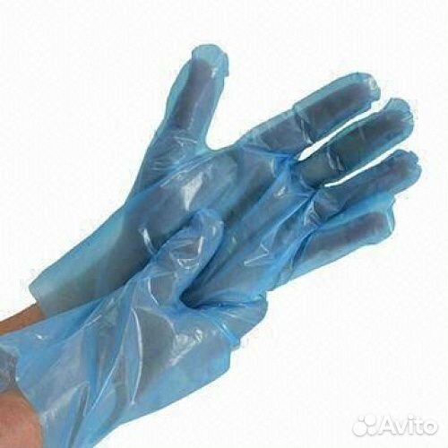 Перчатки одноразовые (термопластичный эластомер)
