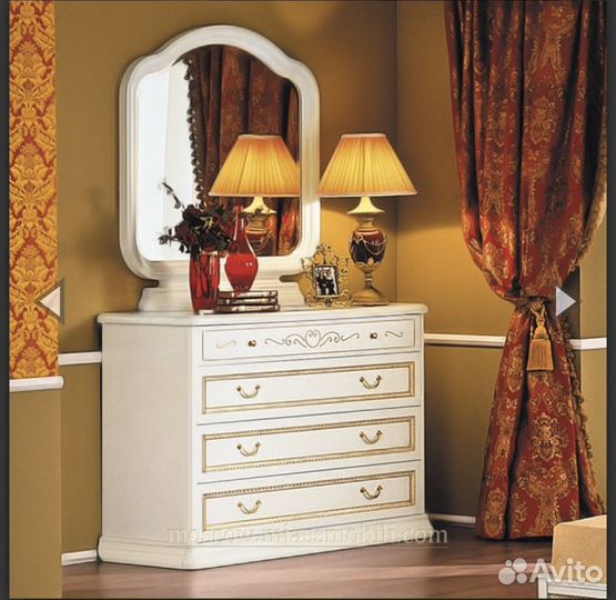 Комод белый бу