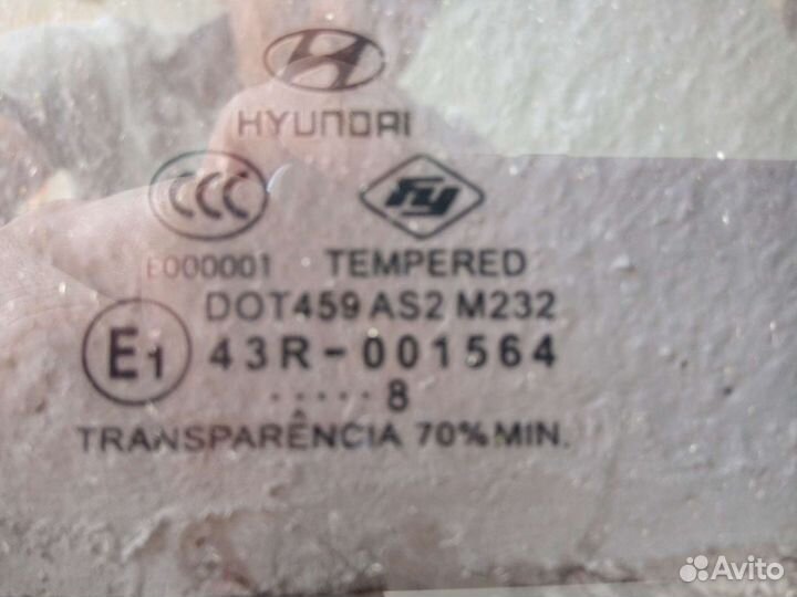 Форточка задней правой двери Хендэ акцент