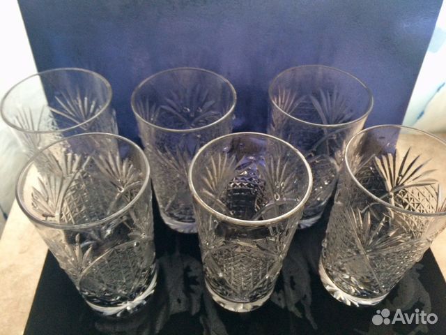 Хрустальные стаканы СССР