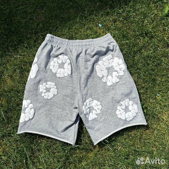 Denim tears шорты серые