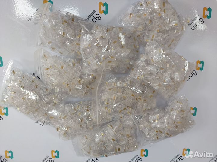 Коннекторы rj45 100шт