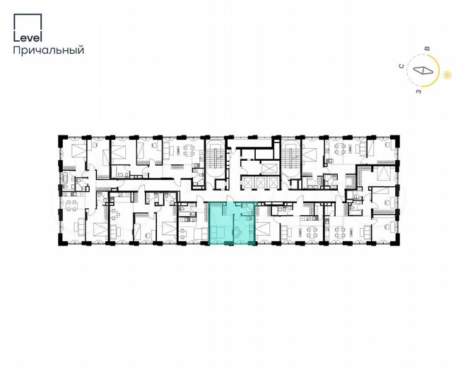 1-к. квартира, 31,8 м², 15/32 эт.