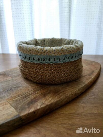Корзина из джута