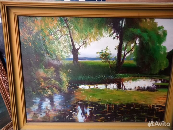 Картина маслом на холсте пейзаж
