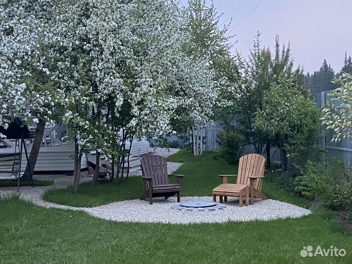 Кресло Адирондак из лиственницы