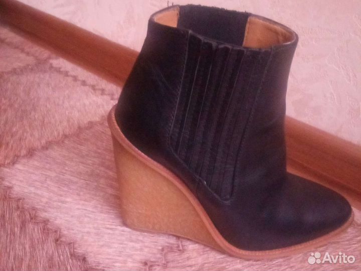 Ботильоны- челси zara basic 37