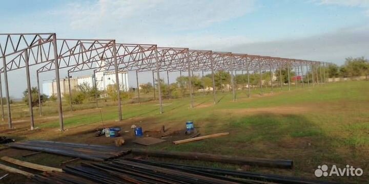 Ангар из металлоконструкций