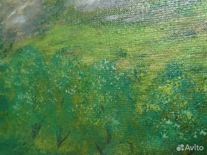 Картина СССР. Горы. Масло