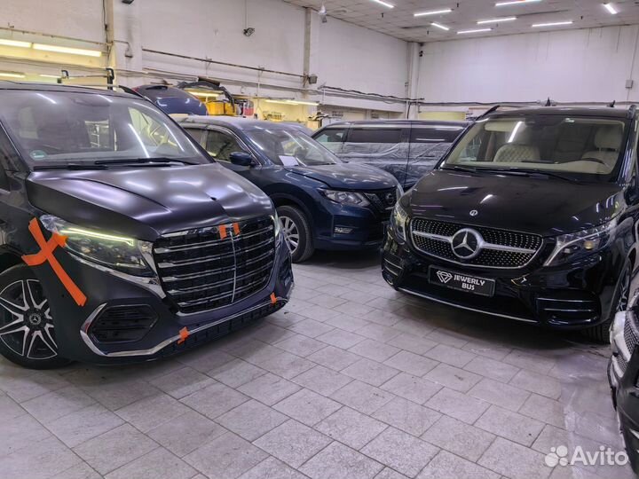 Рестайлинг обвес для w447 V class AMG 2024 года