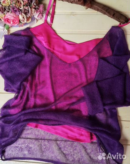 Свитер кофта джемпер женский кардиган и блузка