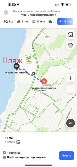 Участок 8,7 сот. (СНТ, ДНП)