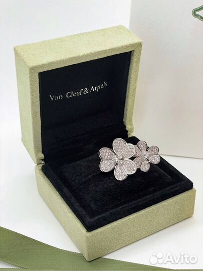 Van Cleef Arpels Золотое Кольцо Бриллианты