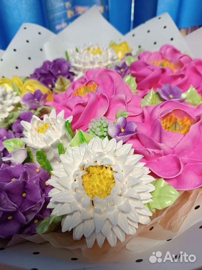 Сладкие букеты из зефира