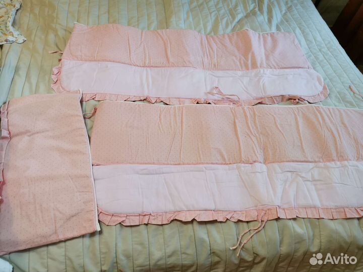 Бортики на детскую кроватку