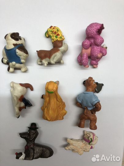 Игрушки из киндера пакетом, 8 шт