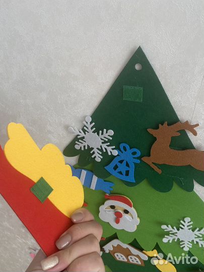 Елка из фетра